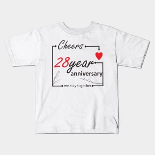 28 Year anniversary Kids T-Shirt